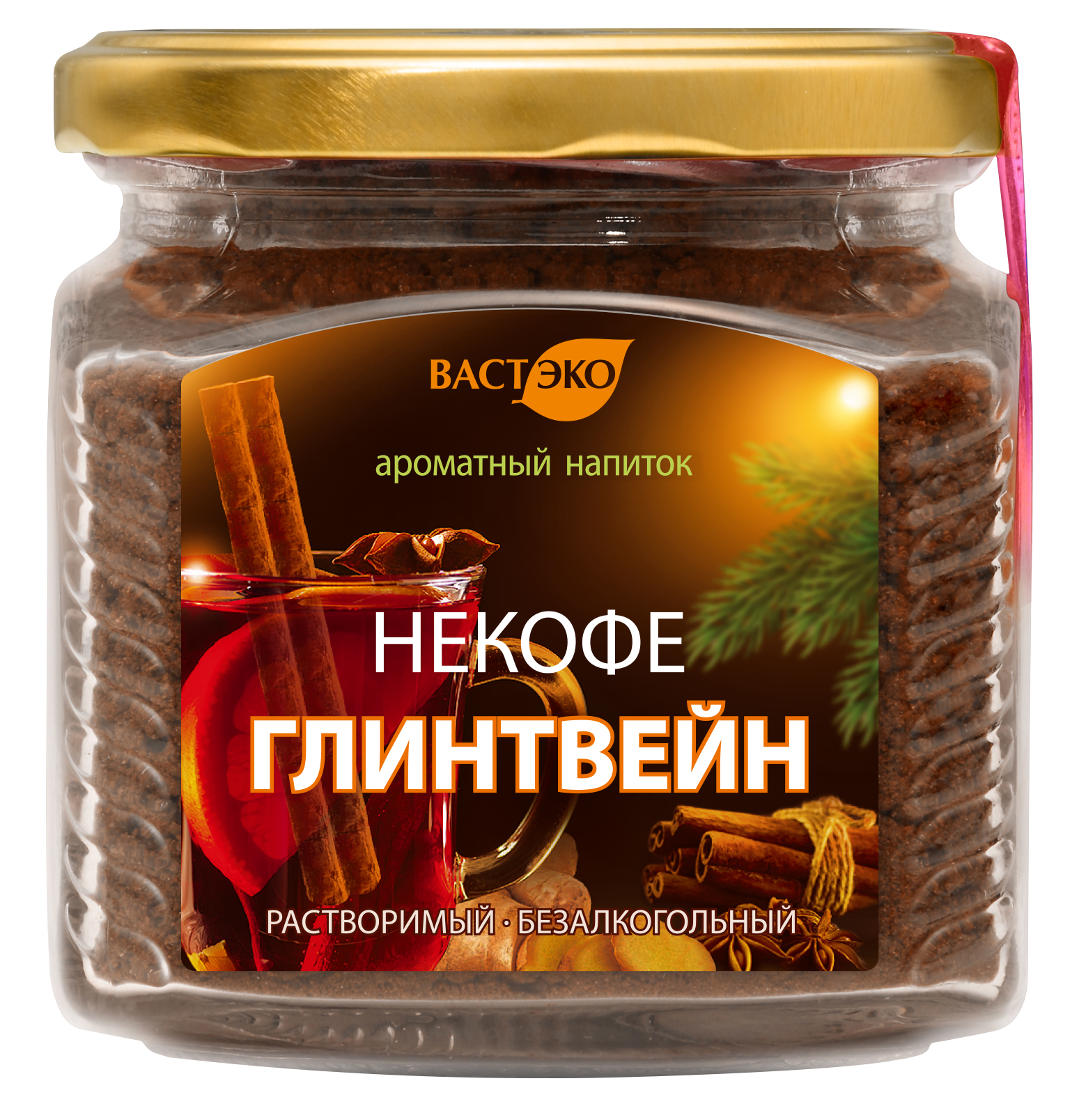 Напиток НЕКОФЕ. "Глинтвейн". Растворимый",190 г