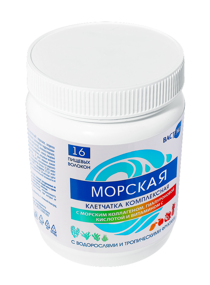 Комплексная клетчатка. "Морская". С водорослями, 200 гр. 