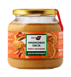 Паста Арахисовая хрустящая Кранч. Без добавок. 500 г