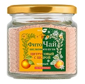 Напиток растворимый. ФИТОЧАЙ.  "Цитрусовый с цедрой". Чёрный., 250 г
