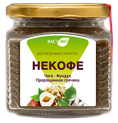 Напиток кофейный. НЕКОФЕ "Чага, Фундук, Пророщенная гречиха". Растворимый, 170 г