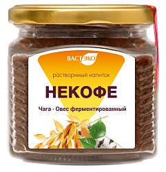Напиток кофейный. НЕКОФЕ "Чага, Овес ферментированный". Растворимый, 215 г
