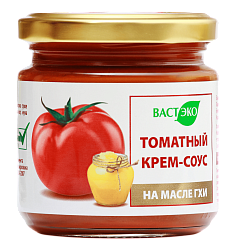 Томатный крем-соус на масле ГХИ, 180гр. (с этикеткой)