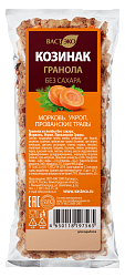 Гранола из полбы без сахара. Морковь. Укроп. Прованские Травы, 25 г
