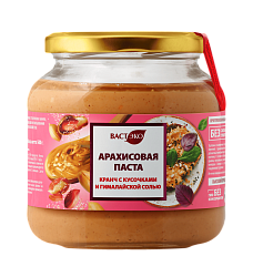 Паста Арахисовая хрустящая Кранч. С гималайской солью. 500 г