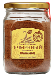 Напиток злаковый ячменный растворимый. "Без кофеина", 140 гр. (с этикеткой)