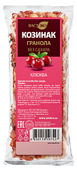 Гранола из полбы без сахара. Клюква, 25 г