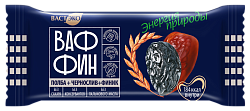 Вафли глазированные "ВАФФИН из Полбы. Чернослив и Финик в молочном шоколаде. Без сахара", 50 г