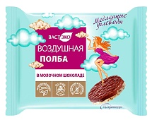 Воздушная Полба Легкая/Лайт в молочном шоколаде без сахара, 19 г