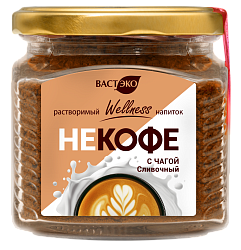 Напиток кофейный. НЕКОФЕ с Чагой. "Сливочный". Растворимый, 190 г