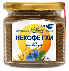 Напиток ГХИ. НЕКОФЕ с Чагой, Овсом и Цикорием. Растворимый, 280 г
