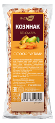 Батончики козинаки из полбы с сухофруктами 30 г