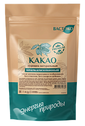 Какао-порошок натуральный НЕАЛКАЛИЗОВАННЫЙ без сахара, 550 гр. (дойпак с этикеткой)