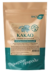 Какао-порошок натуральный НЕАЛКАЛИЗОВАННЫЙ без сахара, 550 г